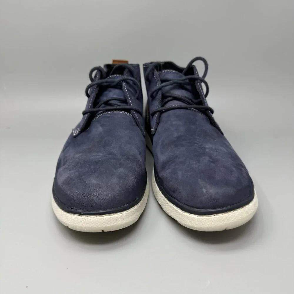 Johnston & Murphy Farley Chukka Boot Navy Oiled Nubuck Size 10.5 Men’s